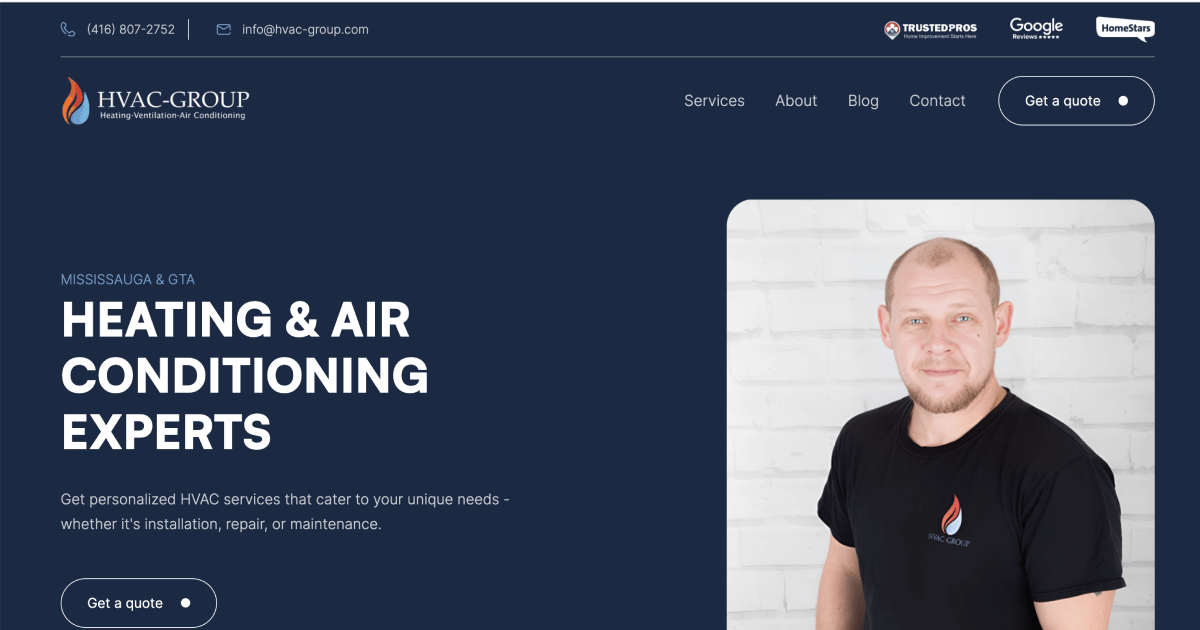 HVAC Group Mississauga Installation, Repair & Maintenance